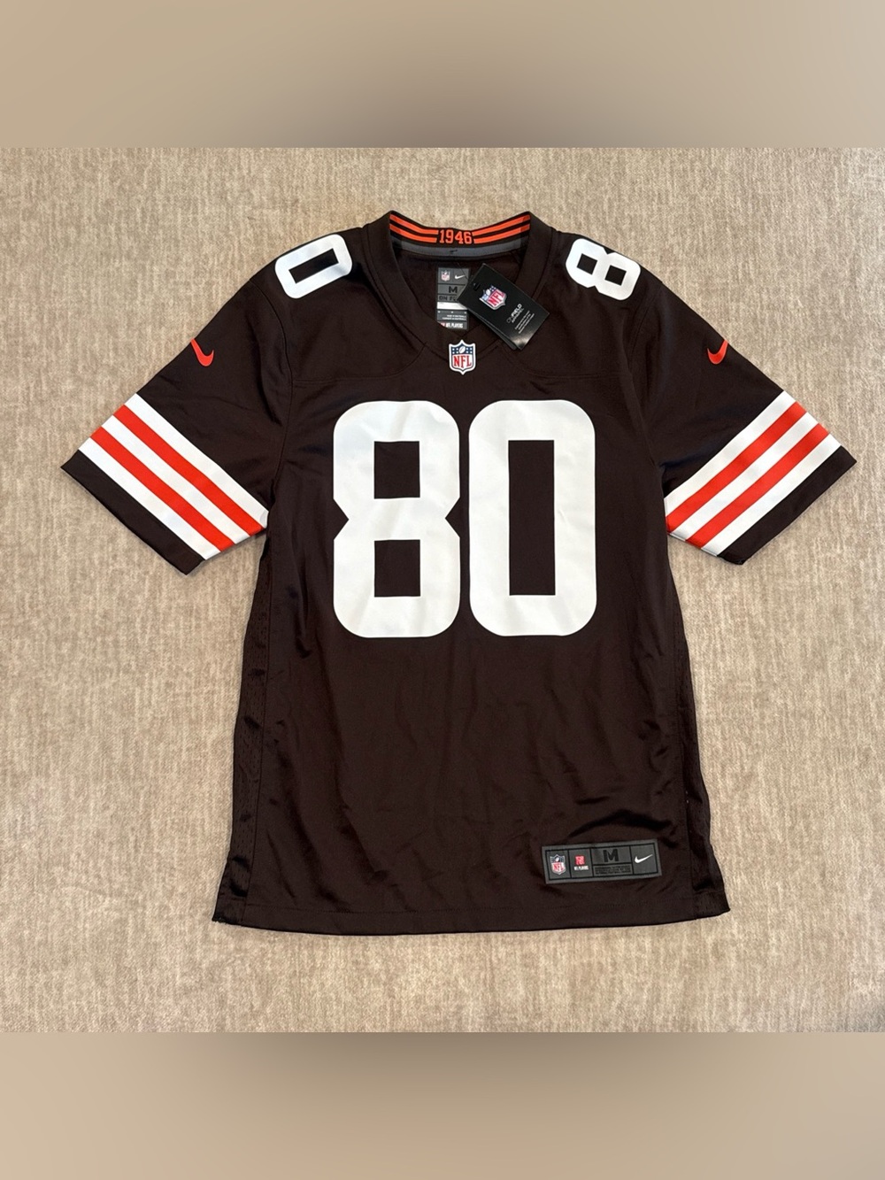 Men’s Size Medium Jarvis Landry #80 Cleveland Browns On Field Game Jersey NEW